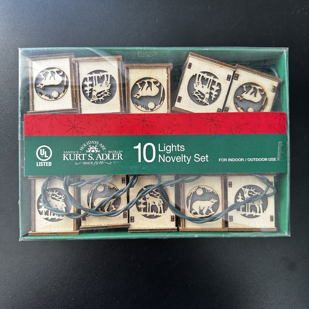 Kurt S. Adler Santa's World 10 Light Cubes 2" x 1 5/8" New - Style 1